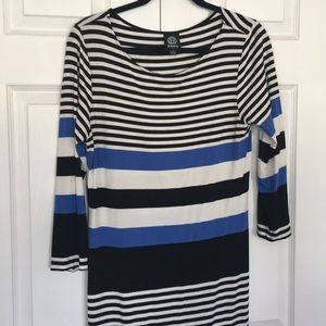 Cute striped midi dress